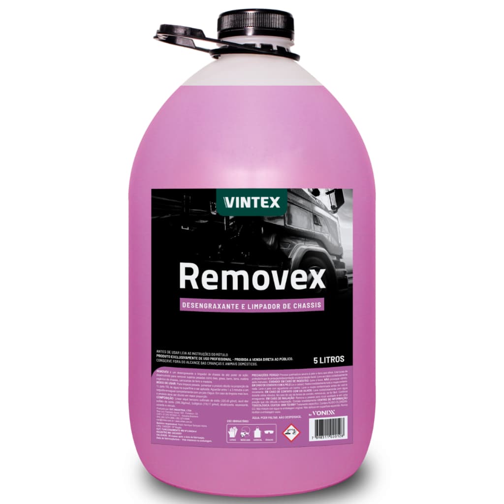 Removex 5L Vintex Desengraxante E Limpador De Chassis