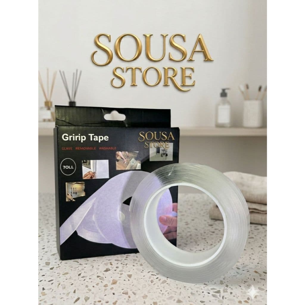 Fita Adesiva Dupla Face Transparente