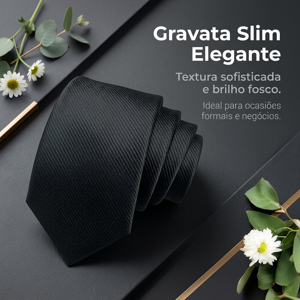 Gravata de sarja fosca, uma gravata versátil adequada para o trabalho, entrevistas e casamentos.