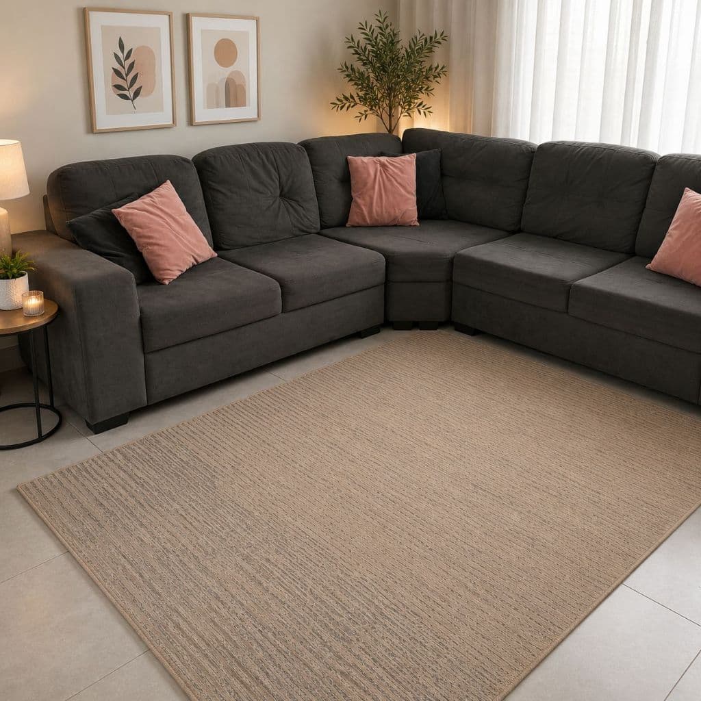Tapete Decorativo Moderno Domani1,50x2,00 Para Sala Quarto Escritório Macio Sofisticado Premium