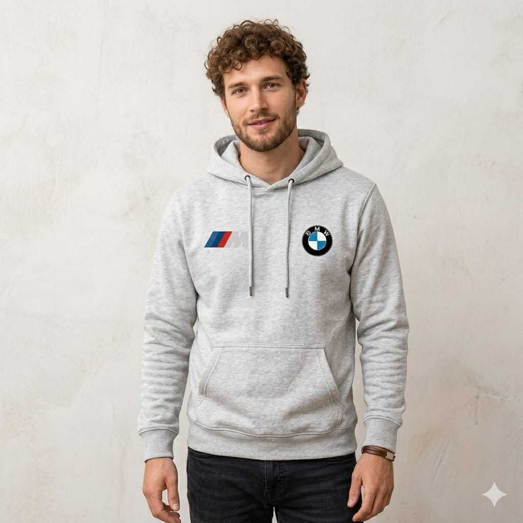 Blusa de Moletom Canguru BMW e=Estampa Premium Envio Imediato