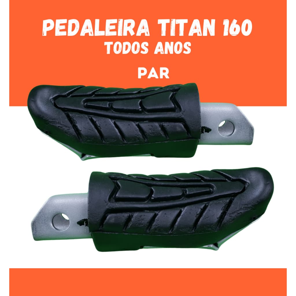 Par Pedaleira Titan 160 Todos Os Anos Traseira
