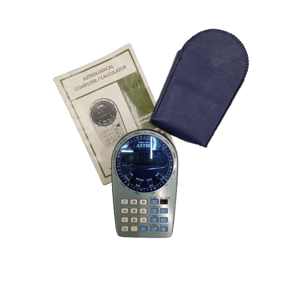 Antiga Calculadora Astrológica de 1979 (Ler Descrição)