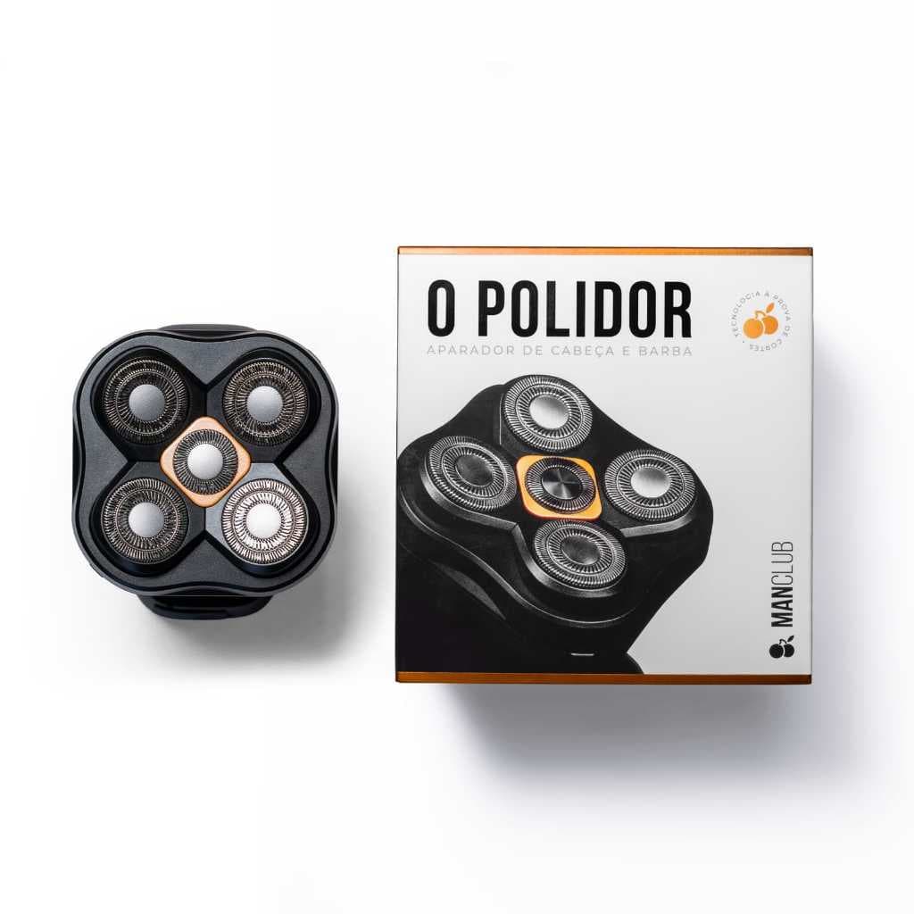 O Polidor da MANCLUB - Aparador De Pelos Da Cabeça à Prova D'água com Tecnologia à Prova de Cortes
