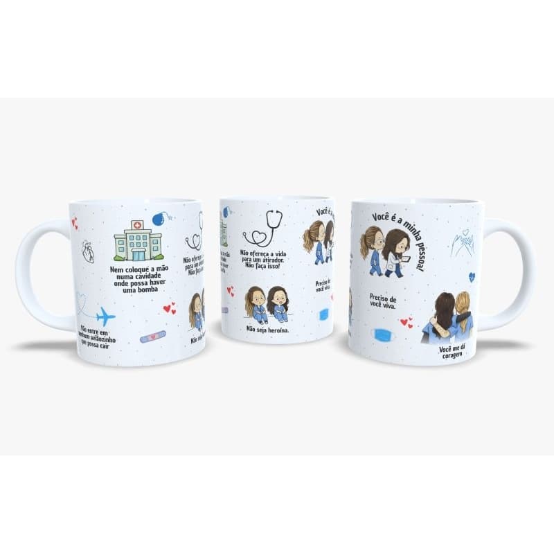Caneca Você É Minha Pessoa / Greys / Presente Criativo Personalizado