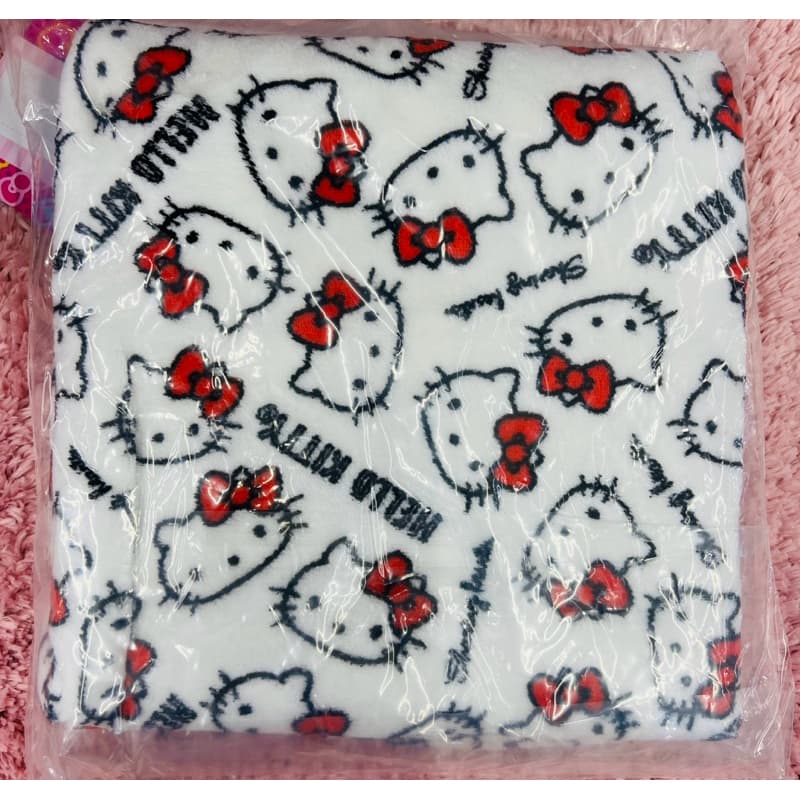 Manta Microfibra Aveludada Hello Kitty Linda Inverno  80cmx80cm