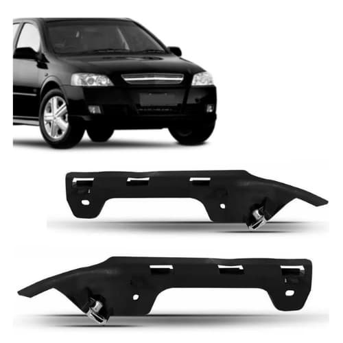Par Suporte Guia Parachoque Dianteiro Astra 2003 2004 2005 2006 2007 2008 2009 2010 2011 2012