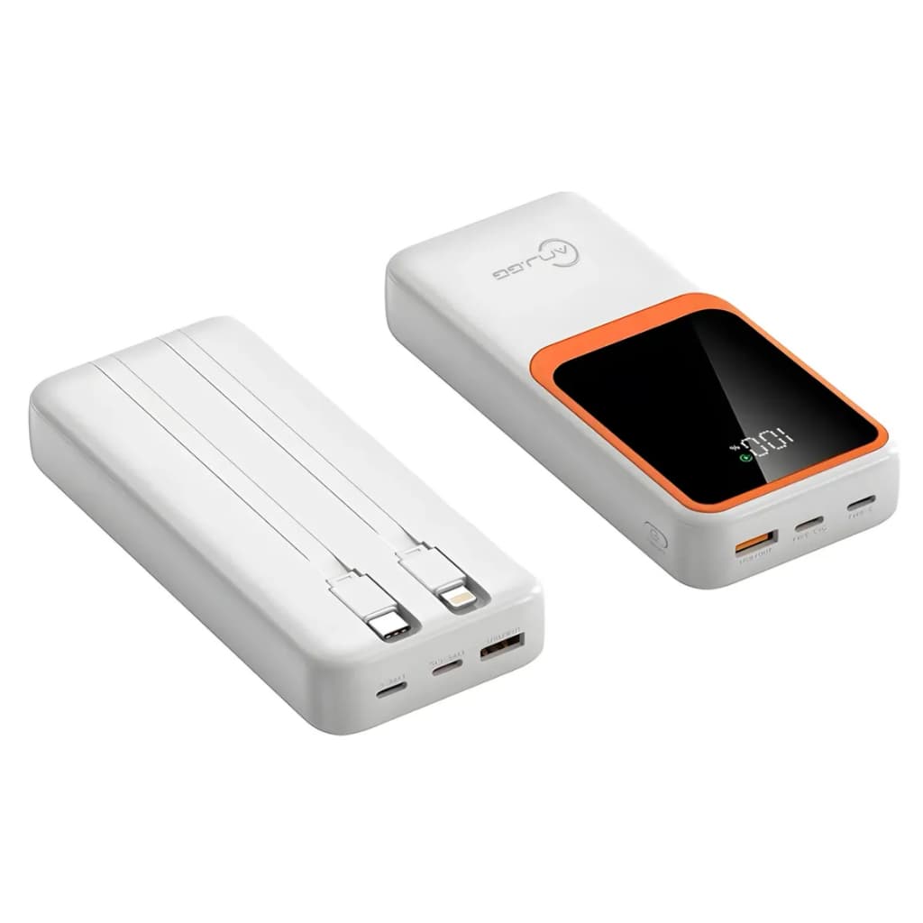 Power Bank 20000mah 22.5w Turbo Display Digital Carregador