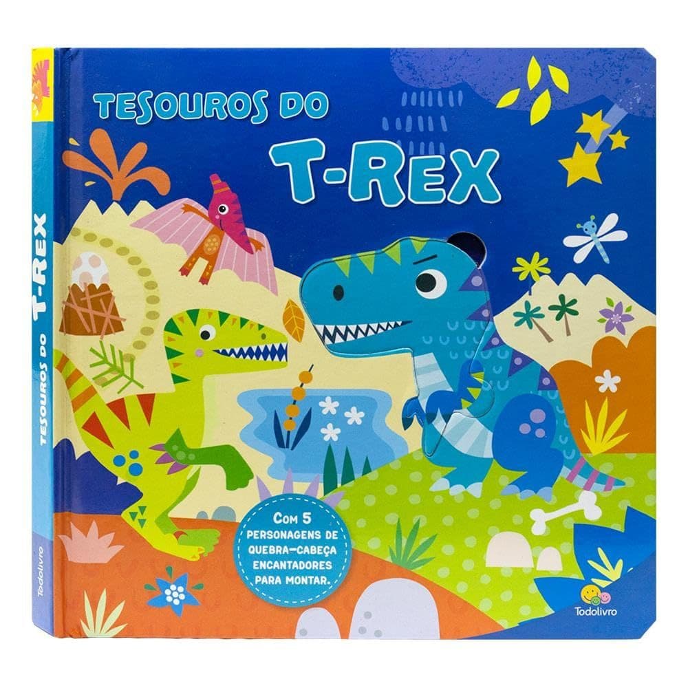 Livro - Aventuras que se Encaixam: Tesouros do T-rex