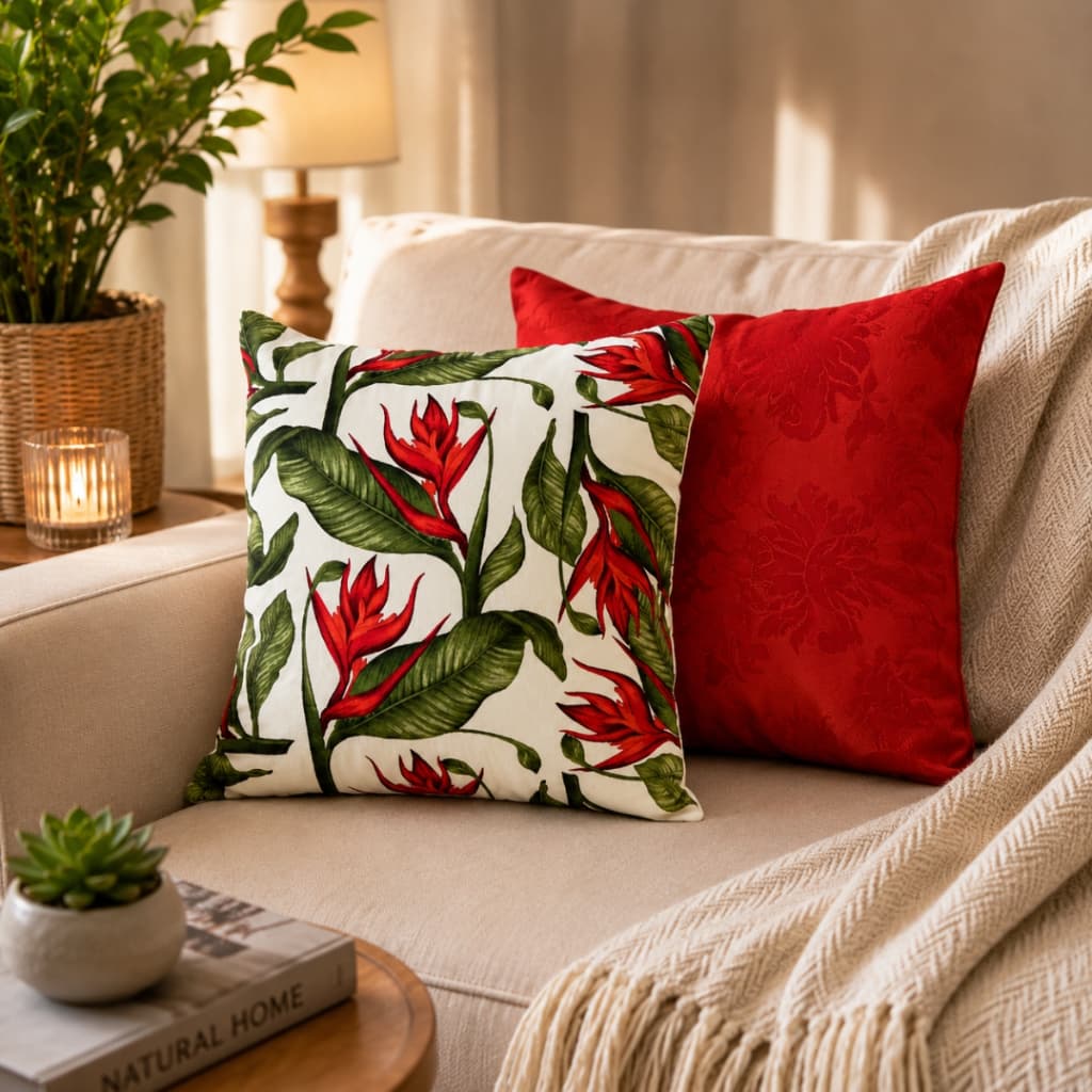 Capa Almofada Estampada 45x45 Moderna e Sofisticada - Escolha sua Estampa