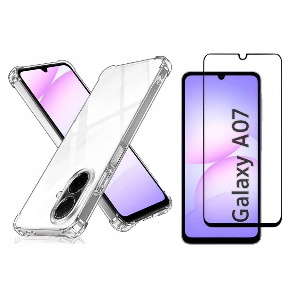 Capa + Película 3D P/ Samsung Galaxy A06 A16 A26 A36 A56 A55 A15 A05 S24 FE S25 Fe A07 A17 A37 A57