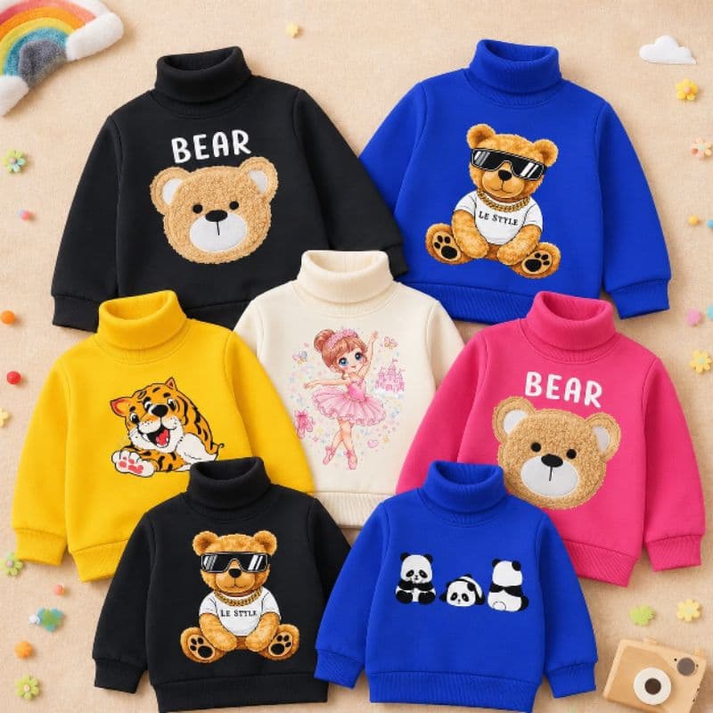 Blusa de manga longa comprida infantil menina menino estampada dia a dia e passeio para o frio 100% algodão