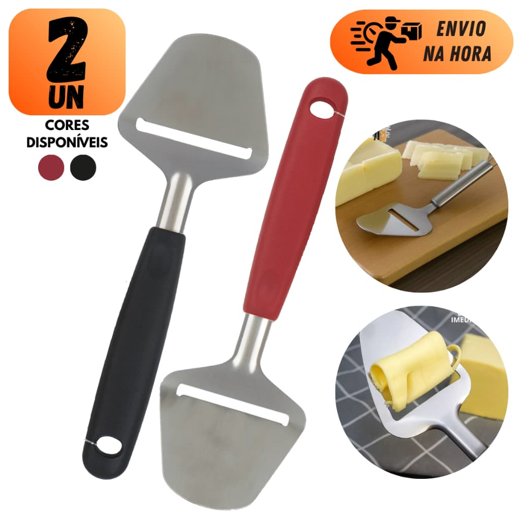 KIT ESPATULA INOX RASPADORA 21CM RALADOR CORTADOR DE QUEIJO MASSAS BOLO PÃO CONFEITARIA PROFISSIONAL