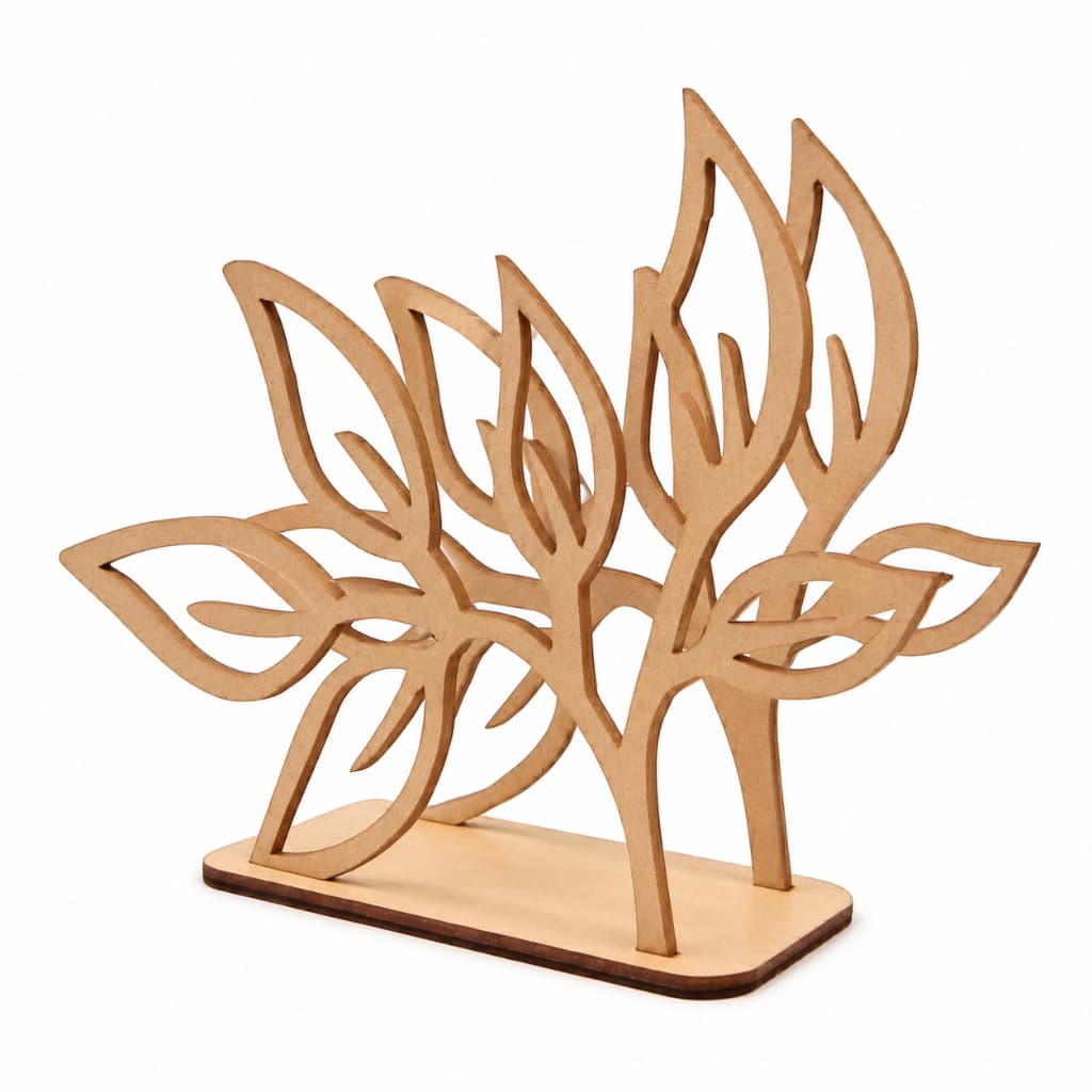 Kit 15 Porta Guardanapo MDF Modelo Floral Decoração De Mesa Ideal Para Casamento