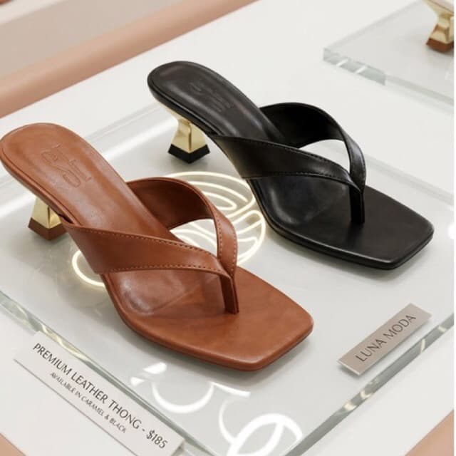Tamanco Feminino Salto Taça Baixo Bico Quadrado Chinelo Confortável Elegante Casual