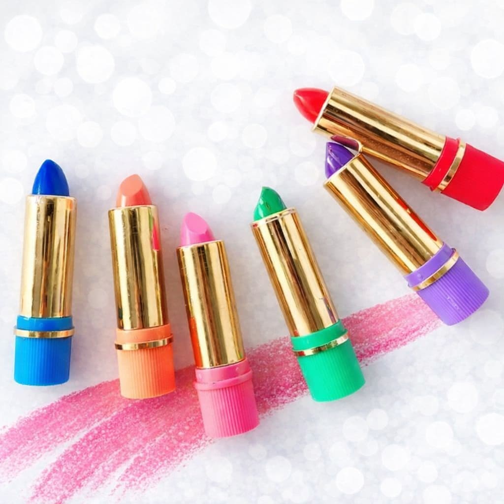 Kit 6 e 12 Unidades Batom Mágico Coloridos 24 Horas Longa Duração