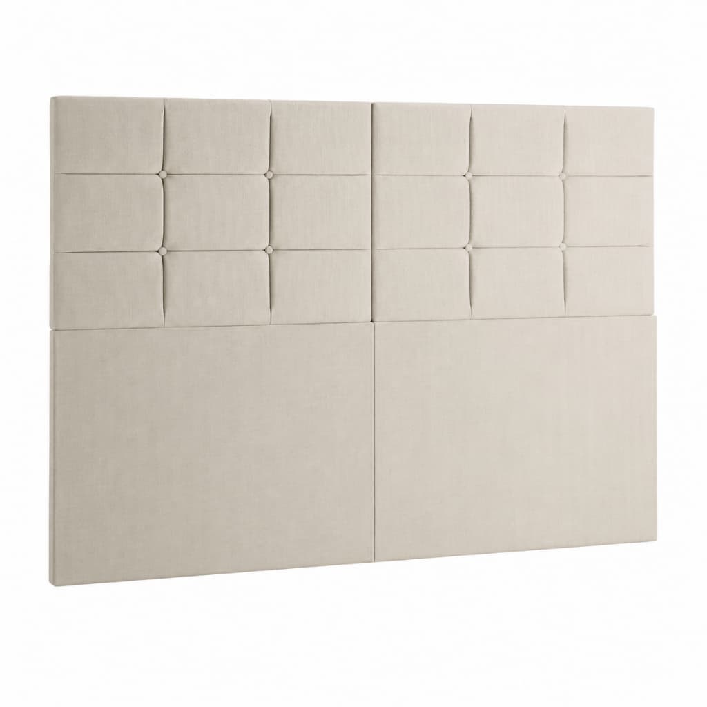Cabeceira De Cama Box Casal 140cm Estofada Cor Palha Modelo Georgia - CASA LGM