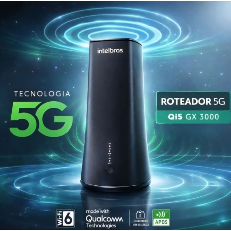 Roteador Intelbras 5g Wi-fi 6 Dual Band Gx 3000