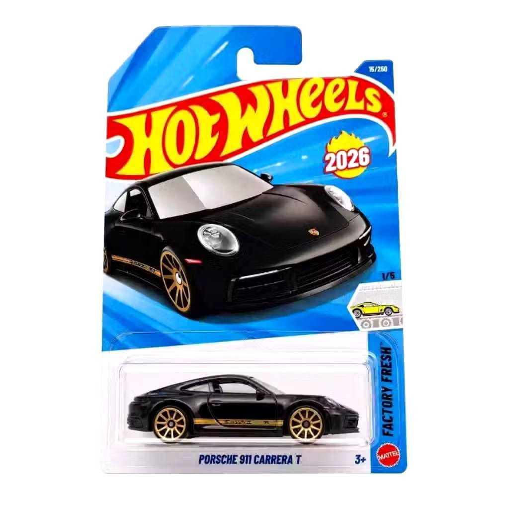 🏎️🔥 Hot Wheels Porsche 911 Carrera T – Original Mattel