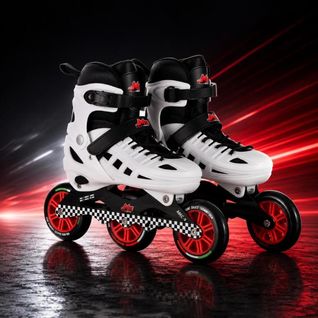 Patins Roller Profissional Inline 3 Rodas - Rodas 100mm | Tamanho Regulavel 37 até 44 | Suporta até 120kg + Bolsa