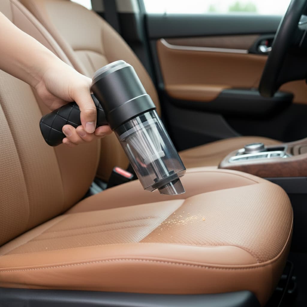 Mini Aspirador Portátil Ideal para Carro e Sofá