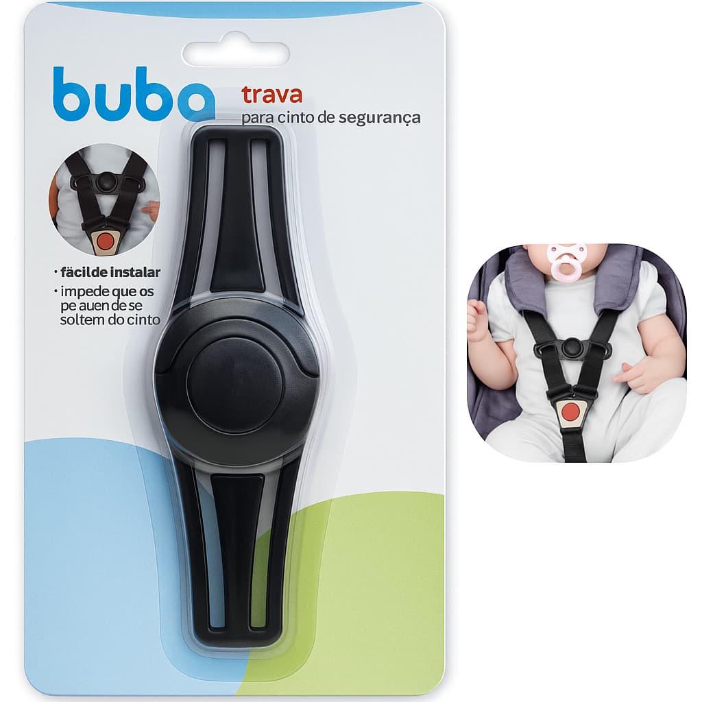 Trava para Cinto de Segurança Cadeirinha Bebê Conforto Buba