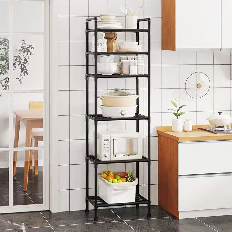 Estante 6 Prateleiras Cozinha de Aço Multiuso Panelas Casa Sala organizadora estante para sapateira banheiro rack