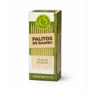 Kit 25 Caixas Palito De Dente Bambu Inoven 100 Unidades Bares 2,500 Palitos