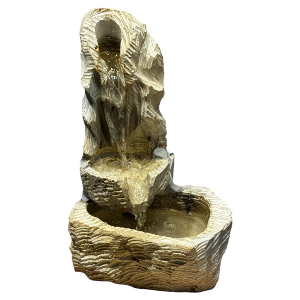Fonte rústica modelo cachoeirinha pedra sabão
