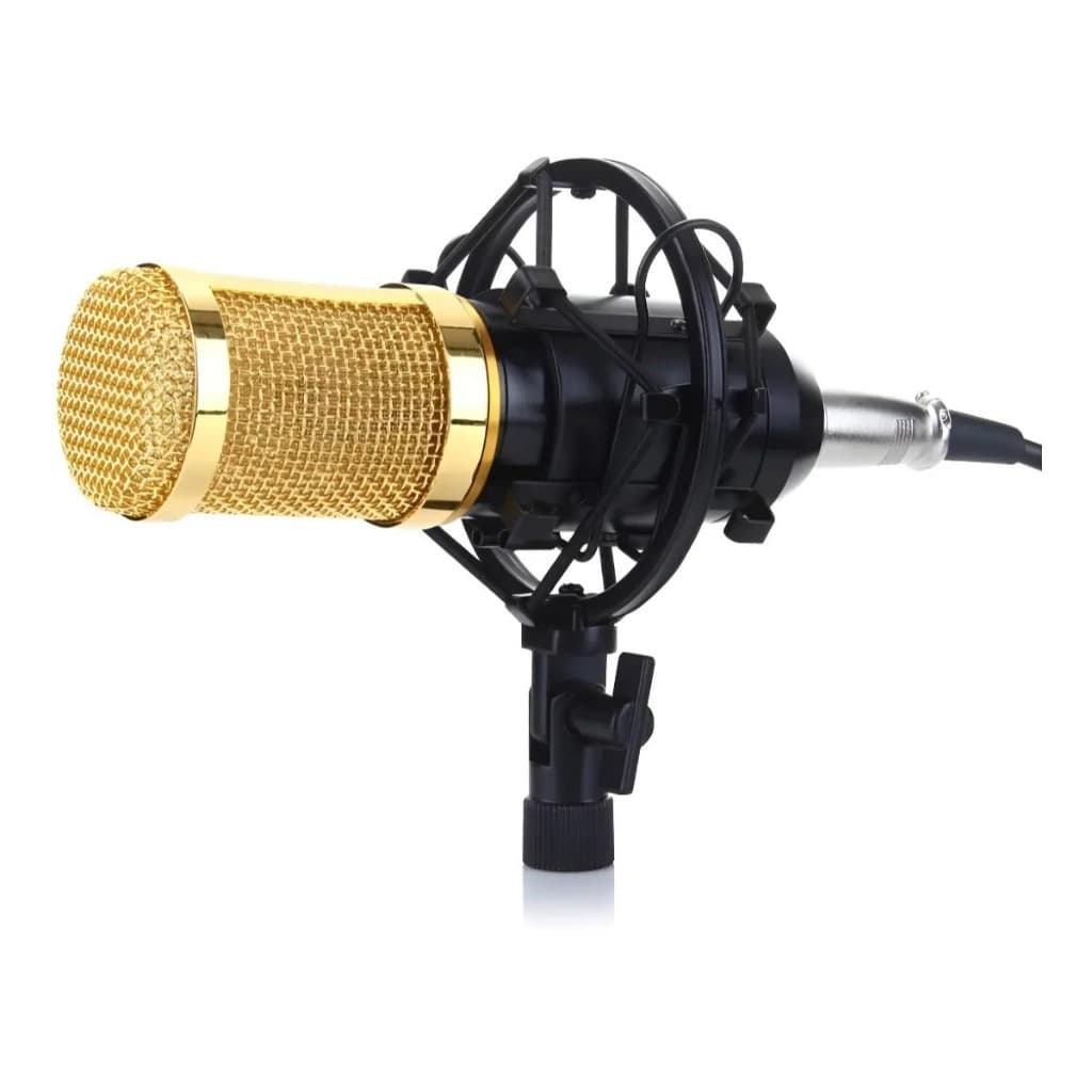 Microfone Condensador Dinâmico Tomate MT-1026 para Podcast Profissional