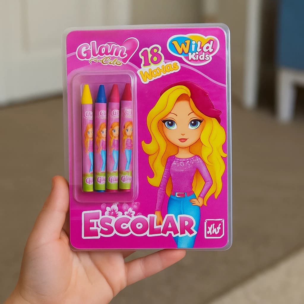 Estojo Escolar Infantil Desenho Lápis Caneta Material Colorir Completo Zíper Resistente
