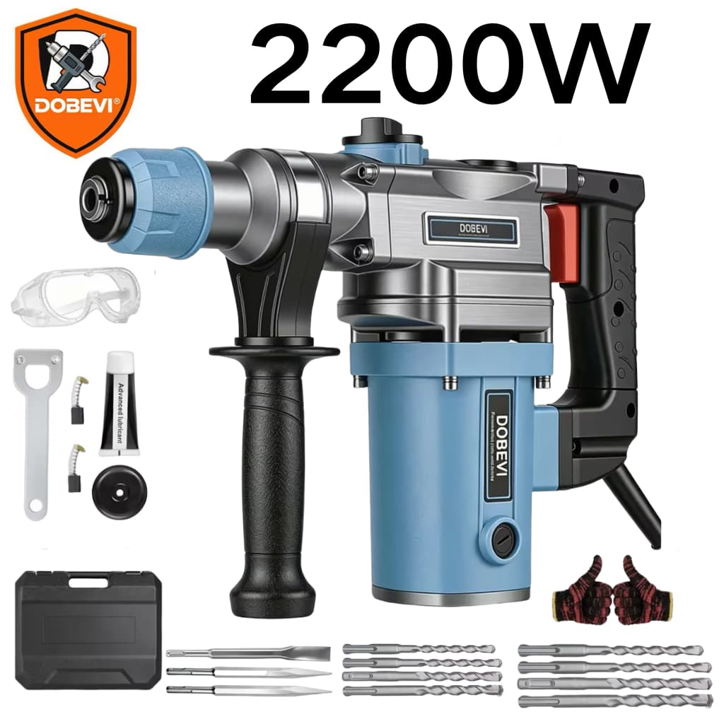 Martelo Rompedor Eletrico De Concreto 2200w 110v/220v Dobevi