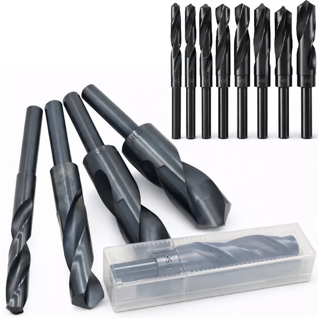 Broca Hss Aço Rápido Rebaixada Vários Tamanhos 16mm 17mm 18mm Metal Furadeira Fresadora Profissional Serralheria Tornear