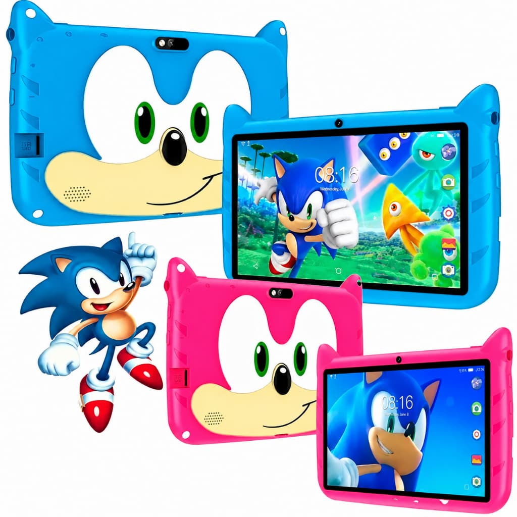 Tablet Infantil Sonic Android 12 64GB 4GB RAM WiFi