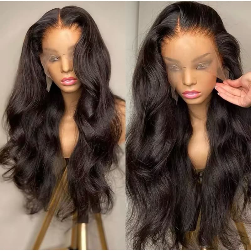 LACE FRONT CABELO HUMANO 65/70cm Repartição livre 13x4 ondulado