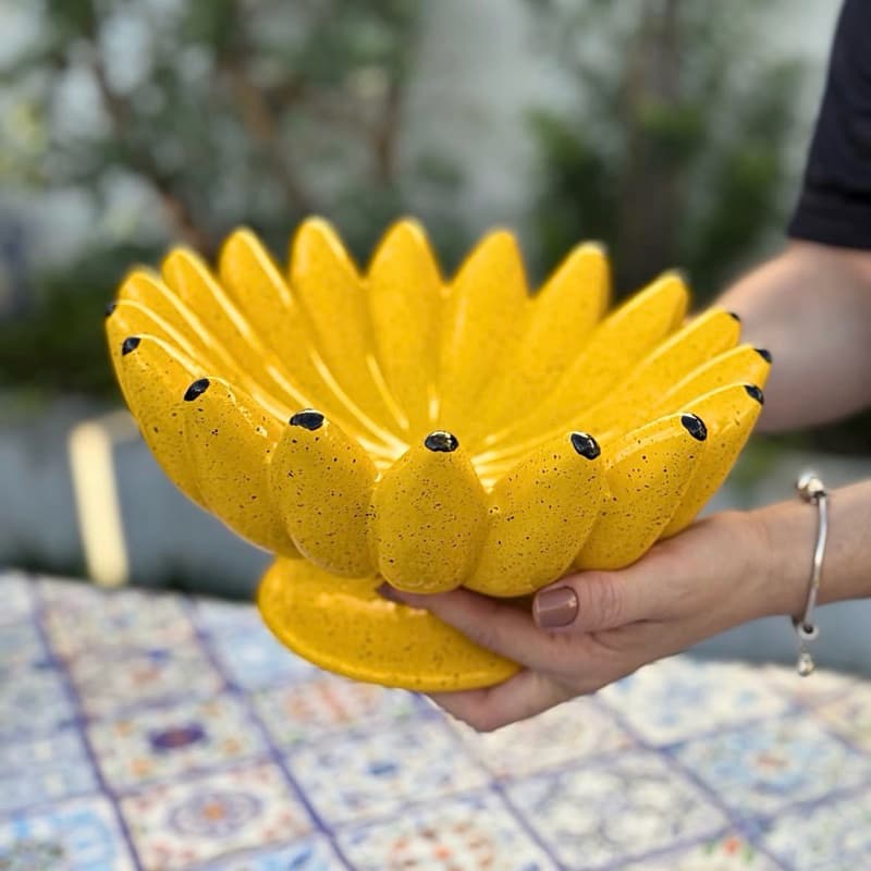 Fruteira Centro de Mesa Formato Banana