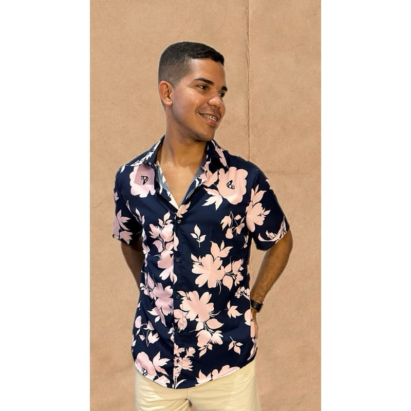 camisas floral diversas cores