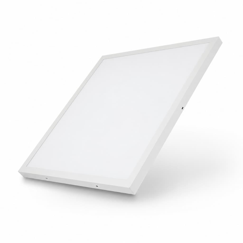 Painel Paflon LED Quadrado Sobrepor 45W 60x60cm 6500K 3600lm Bivolt Foxlux Galpão Loja Escritório