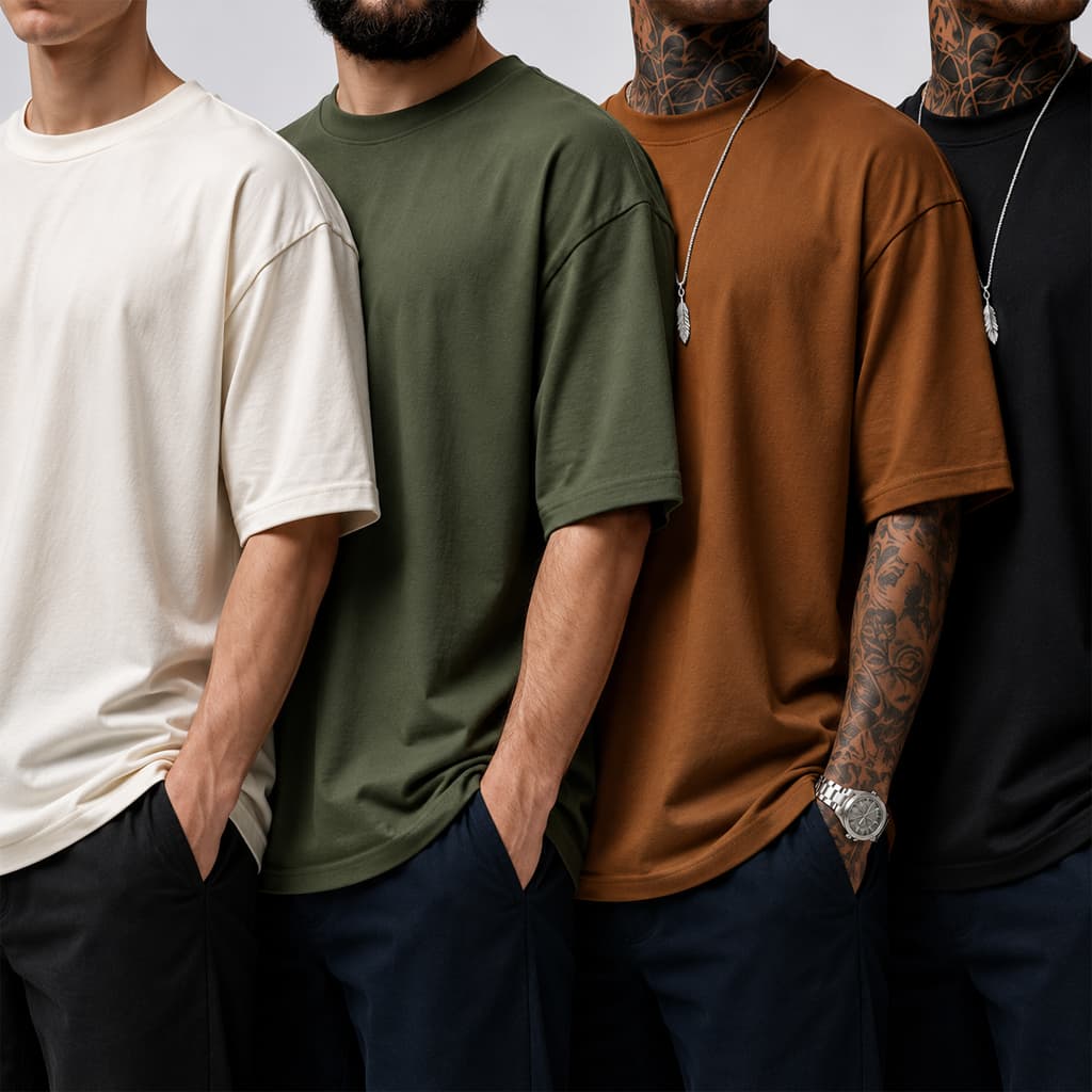 Camiseta Oversized Plus Size Masculinas Lisa Grandes Várias Cores