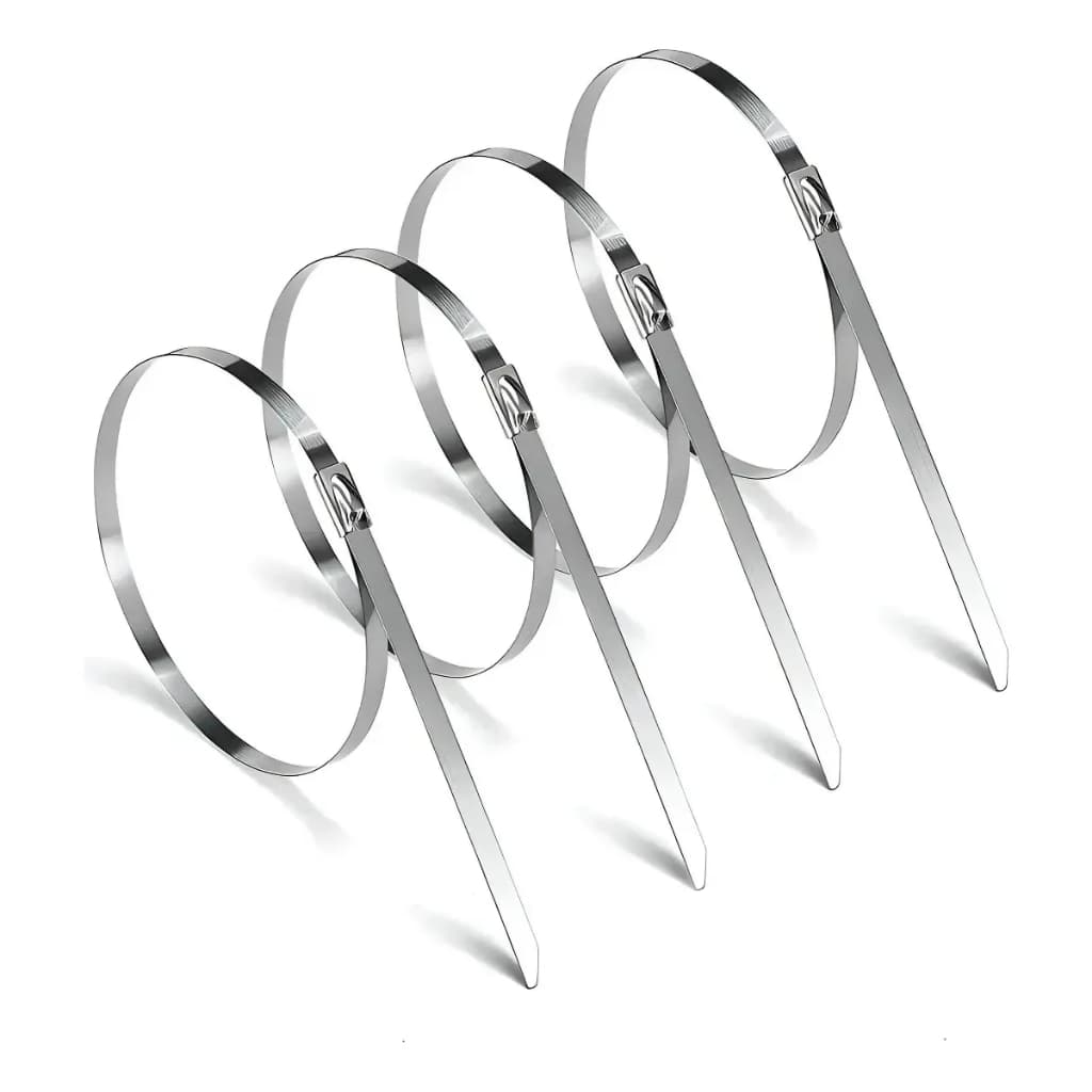 Kit 10 Enforca Gato Abraçadeira De Aço Inox Metal 4.6 X 150mm