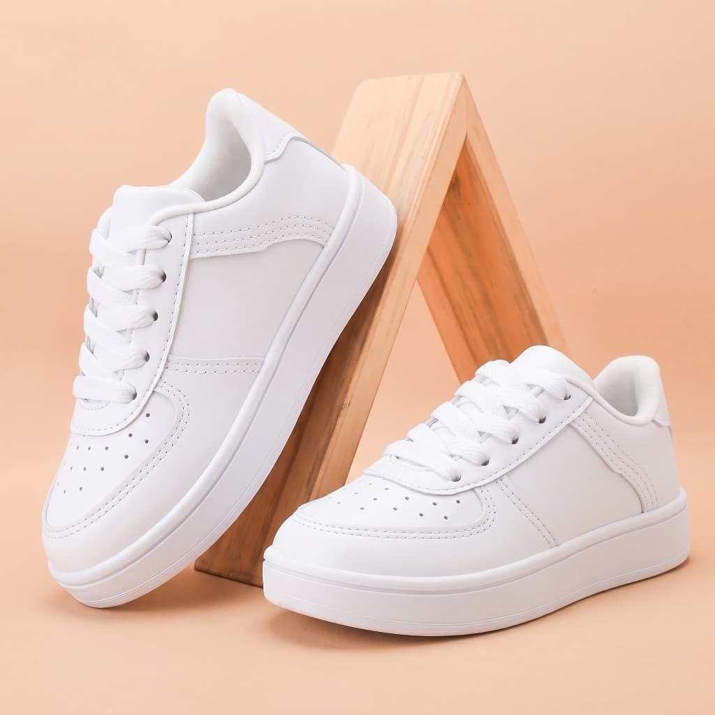 Kit 2 Pares de Tênis De Menino Infantil Masculino Conforto e Praticidade Azul e Branco Do 26 Ao 33