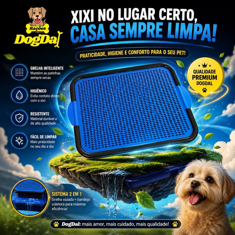 Tapete Sanitário Canino Higiênico Banheiro Educa Pet Tapete Lavável Banheiro Pet