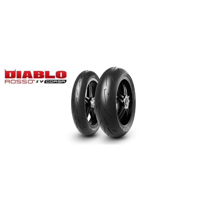 Pirelli Diablo Rosso IV Corsa 120/70-17  e 200/55-17