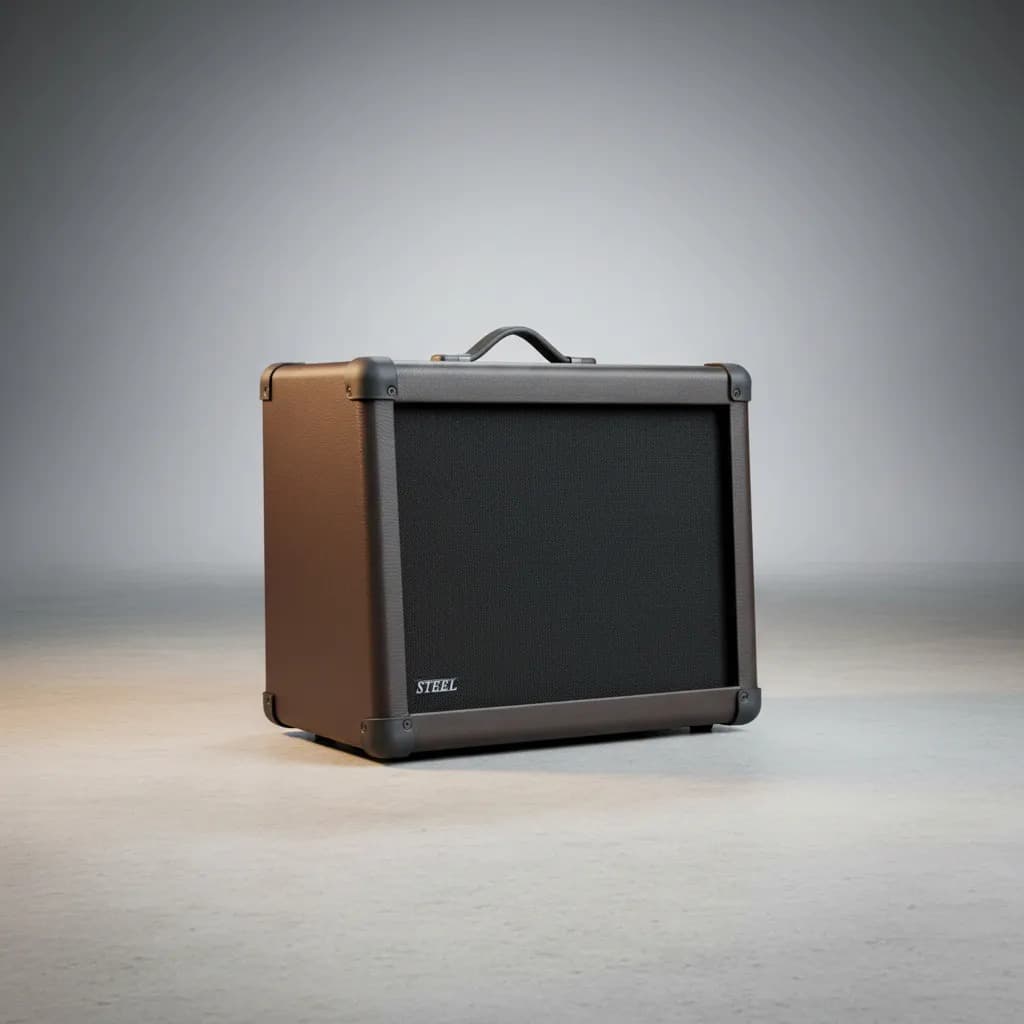 Cubo Amplificador Guitarra E-Sound Steel 70GT 50W 10 Pol bivolt Marrom