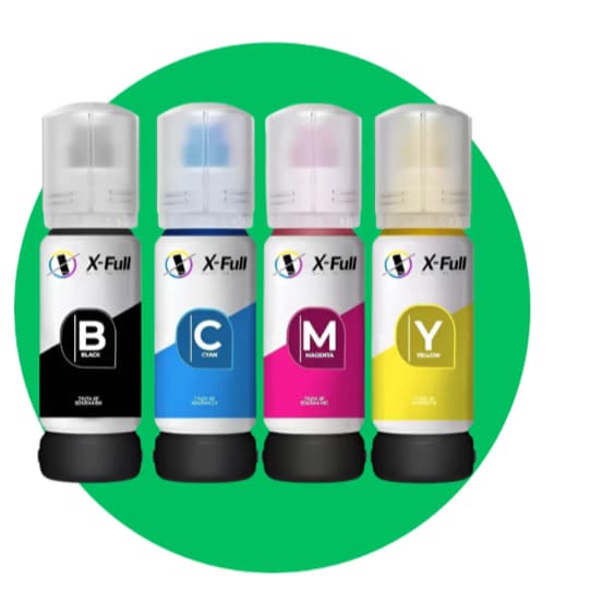 kit tinta xfull para uso em epson t504 t544 L3250 L3210 L3110 L4150 L4160 L6161 L6191 L6171