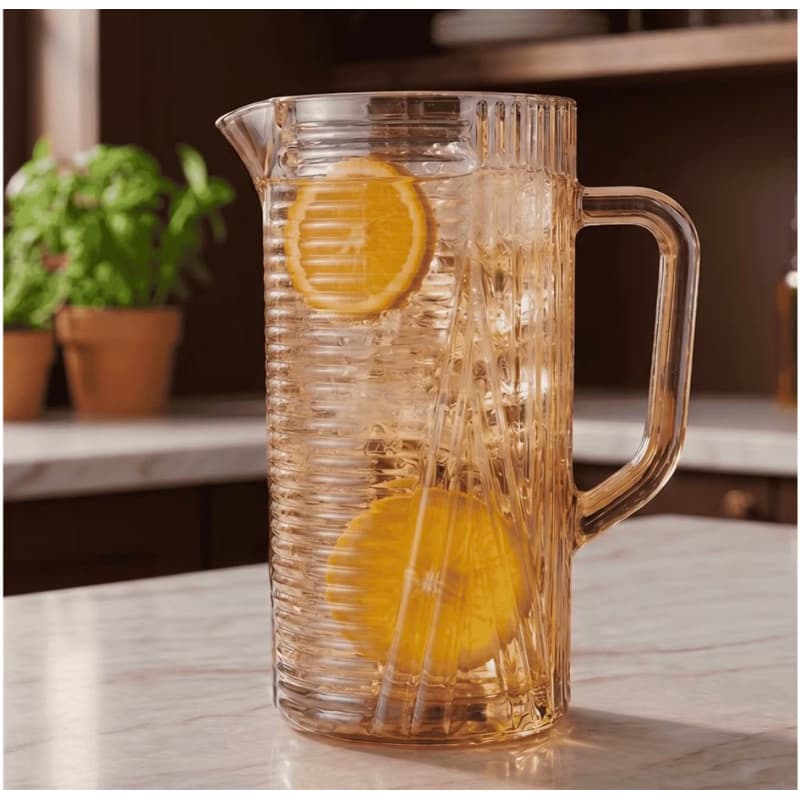 Jarra de Vidro Imperial Âmbar 1300ml