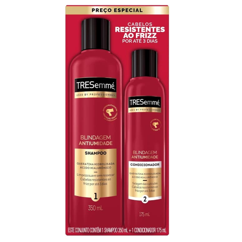 TRESemmé Shampoo + Condicionador Blindagem Antifrizz 350 + 175 ml