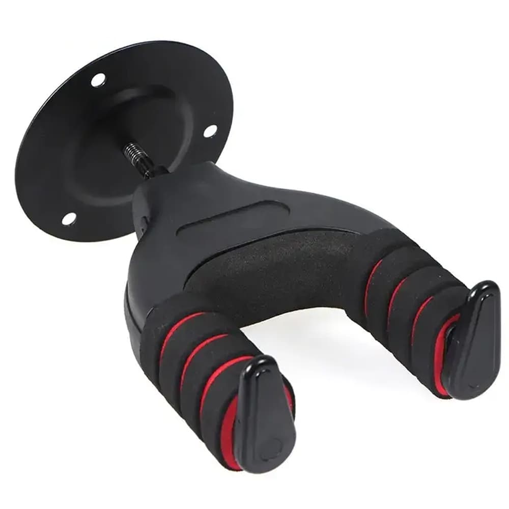 Suporte de Parede para Violão Guitarra e Baixo com Trava Automática em Metal