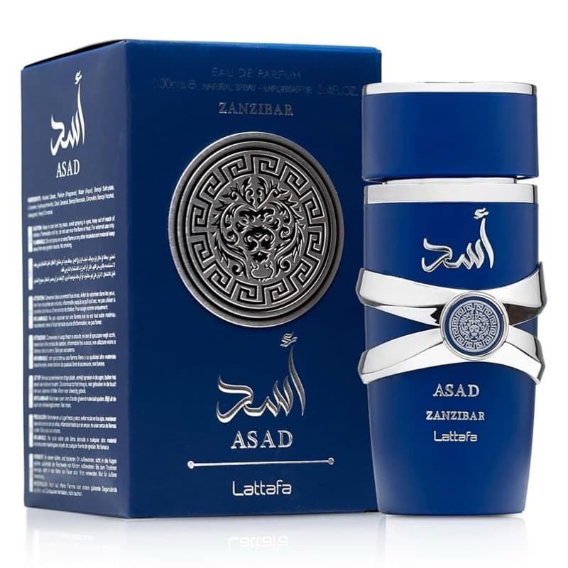 Perfume Lattafa Asad Zanzibar EDP 100ml – Original e Intenso, Aroma Masculino Exótico