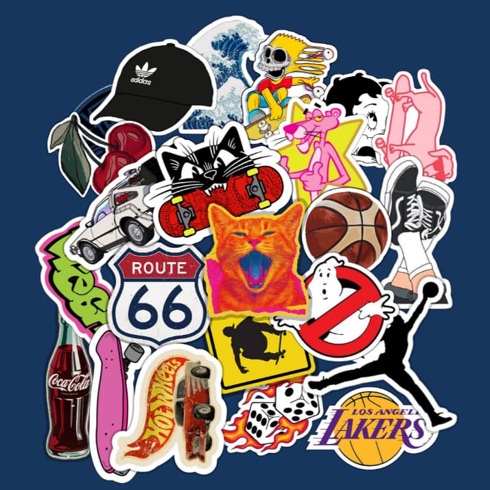 Kit Adesivos Premium Estilo Streetwear Rua Graffiti Art Urban 135 g. Decoração e Personalização Kindle